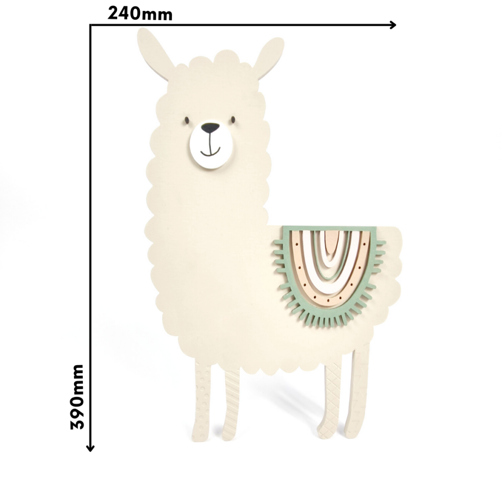 DAMA LAMA LAMPKA LED - DekoDrewno
