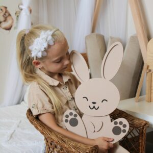 KRÓLIK LAMPKA LED - DekoDrewno