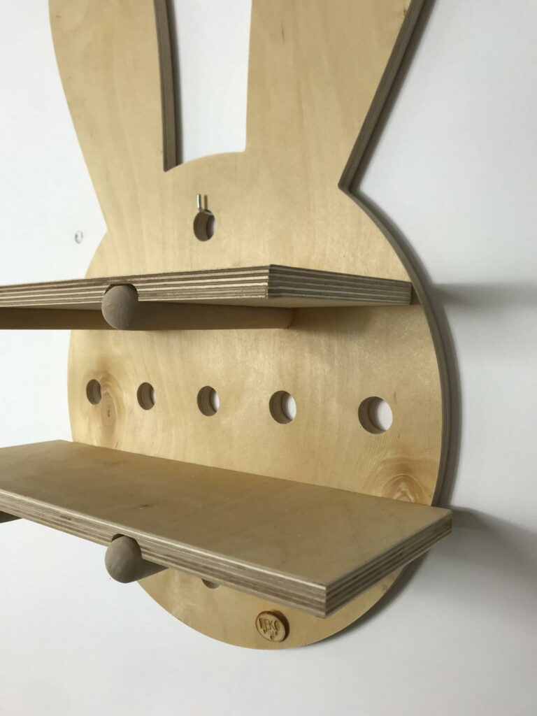 KRÓLICZE USZY PEGBOARD - DekoDrewno