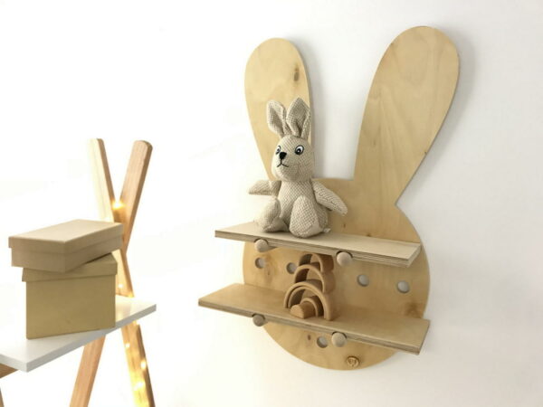 KRÓLICZE USZY PEGBOARD - DekoDrewno