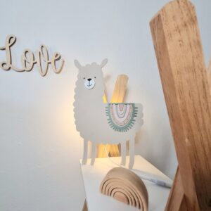 DAMA LAMA LAMPKA LED - DekoDrewno