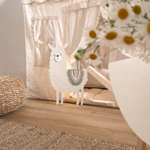 DAMA LAMA LAMPKA LED - DekoDrewno