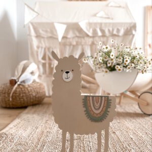 DAMA LAMA LAMPKA LED - DekoDrewno