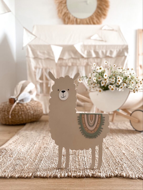 DAMA LAMA LAMPKA LED - DekoDrewno
