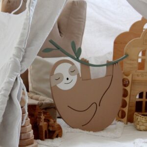 LENIWIEC LENIO LAMPKA LED - DekoDrewno