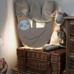 LENIWIEC LENIO LAMPKA LED - DekoDrewno