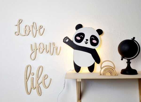 PANDA PANDALINA LAMPKA LED - DekoDrewno