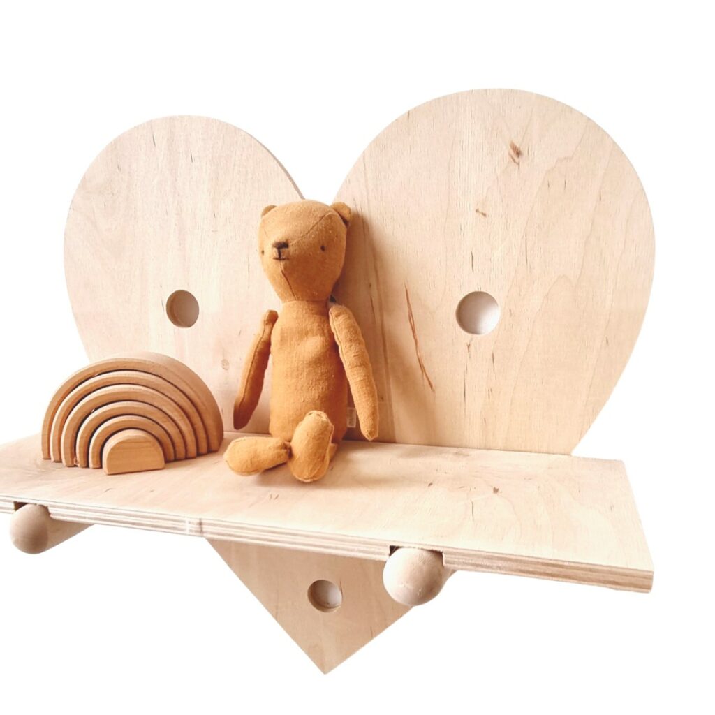 SERCE PEGBOARD - DekoDrewno