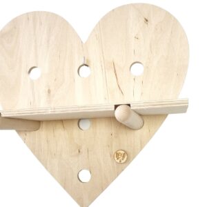 SERCE PEGBOARD - DekoDrewno