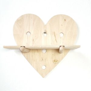 SERCE PEGBOARD - DekoDrewno