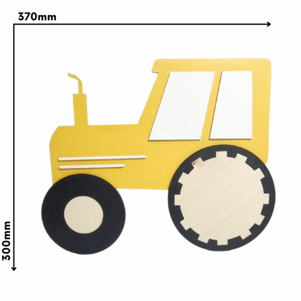 TRAKTOR BŁYSK LAMPKA LED - DekoDrewno