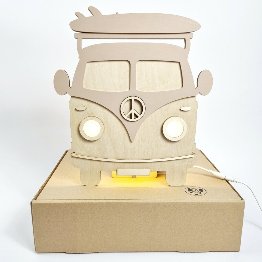VAN OGÓREK LAMPKA LED - DekoDrewno
