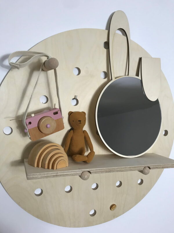 LUSTRO KRÓLIK PEGBOARD - DekoDrewno