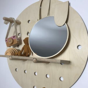 LUSTRO KRÓLIK PEGBOARD - DekoDrewno
