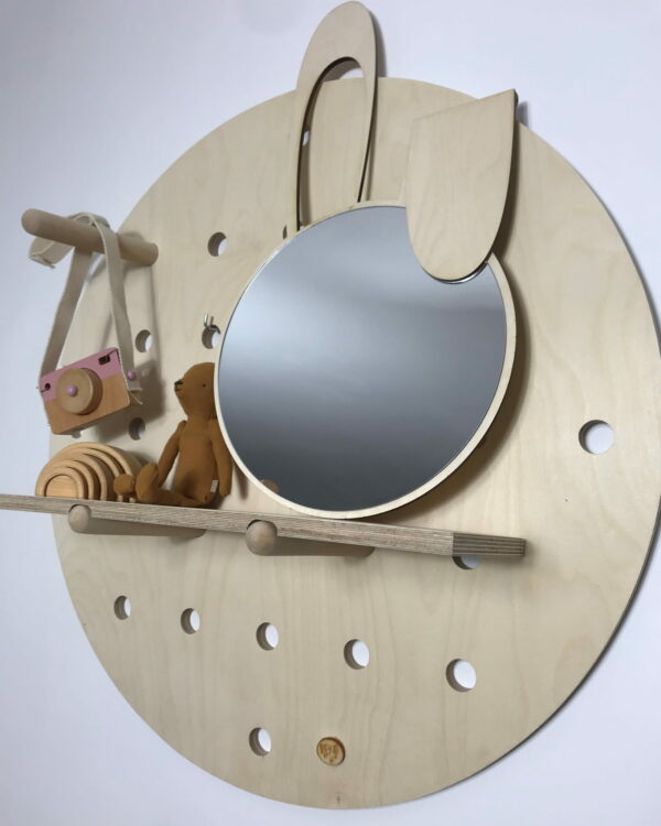 LUSTRO KRÓLIK PEGBOARD - DekoDrewno