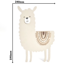 lama bezowa wymiary 390mm 240mm