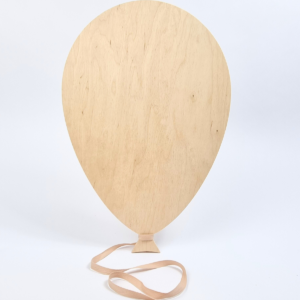 Lampka LED Balon - beżowa wstążka