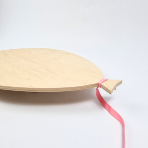 Lampka LED Balon - różowa wstążka