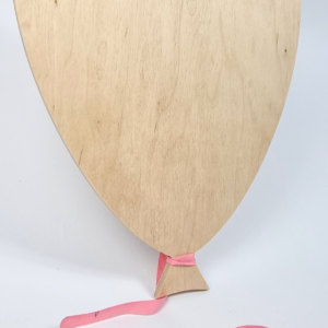 Lampka LED Balon - różowa wstążka