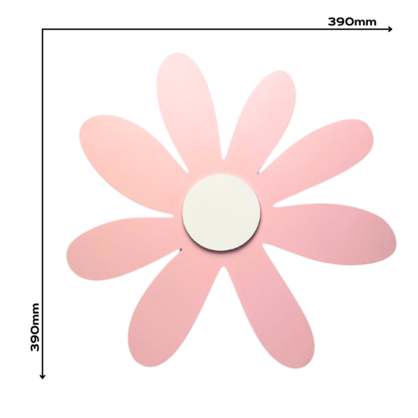 Lampka led RÓŻOWY kwiatek - obrazek 3