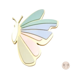 Pastelowa lampka LED w kształcie motyla 2