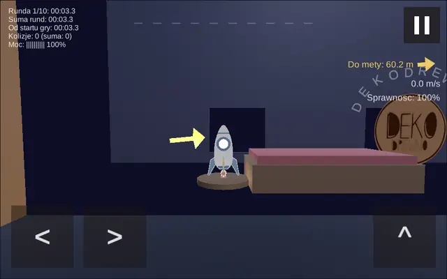 Deko Rocket – darmowa gra online: zapal 10 lampek nocnych Deko Drewno